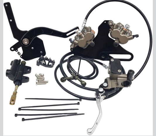 Tuttio footbrake and hand brake kit