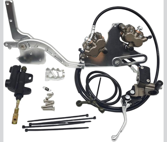 Tuttio footbrake and hand brake kit
